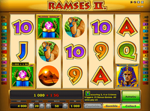 Ramses II Deluxe на сайте Maxbetslots